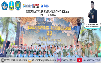 DIESNATALIS SMAN SRONO KE 23 TAHUN 2026 